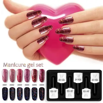 

Nail Polish Gel UV&LED Lamp Base Top Coat Gel Nail Polish For Luminous Nail Art Manicure Gel Set DIY Nail Art Varnishes