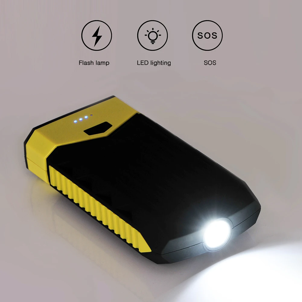 Автомобильное пусковое устройство Powerbank с быстрой зарядкой портативный с быстрой зарядкой до 6 л газовый двигатель или 3 л дизельный двигатель