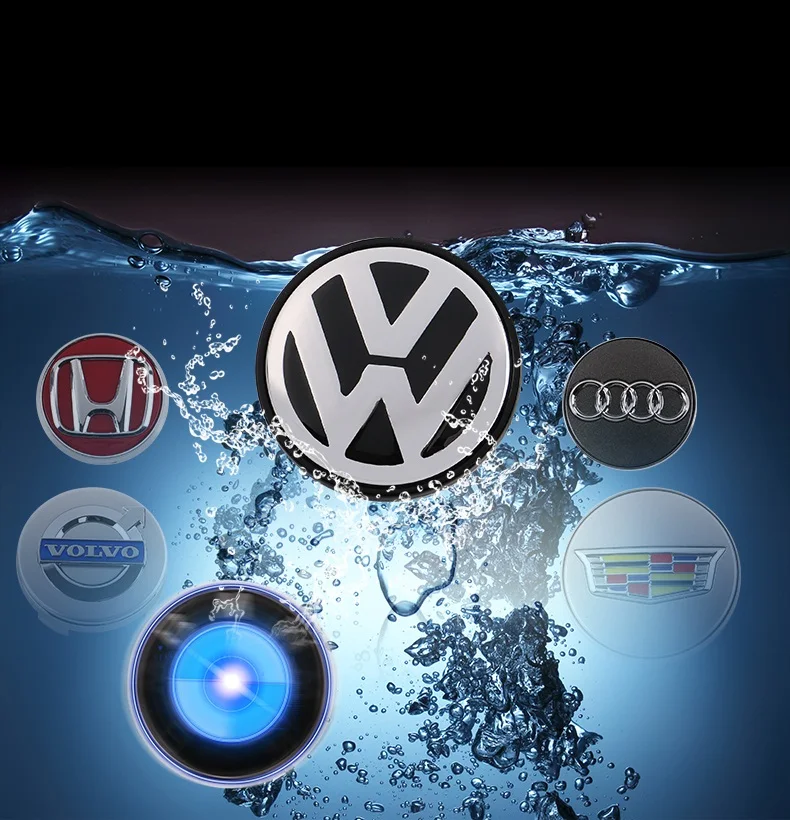 Автомобильный Стайлинг для Volkswagen Passat/Magotan/Sagitar/CC/Tiguan, колпачок для колеса, Модифицированная лампа для колеса Maglev, лампа ступицы