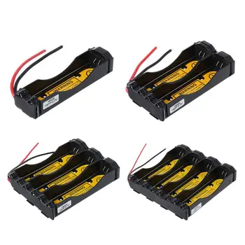 

1-4 18650 Li-ion Battery Case Holder Storage Box Container With Protection Board