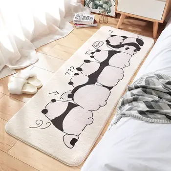 

Bedroom bedside blanket long bed cartoon rug bathtub non-slip rug living room coffee table mat household rectangular foot rug