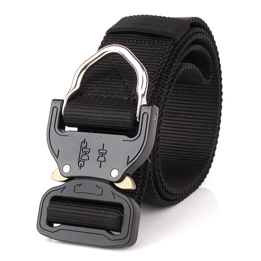 

Belt For Men Nylon Military Tactical Designer Belts For Jeans Durable Metal Buckle Multifunctional Male Trousers Belt Adjustable