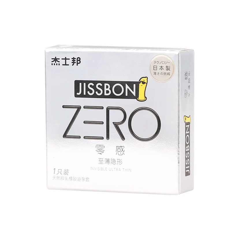 Jissbon Япония сделал ZERO невидимые ультра тонкие презервативы для мужчин регулярные