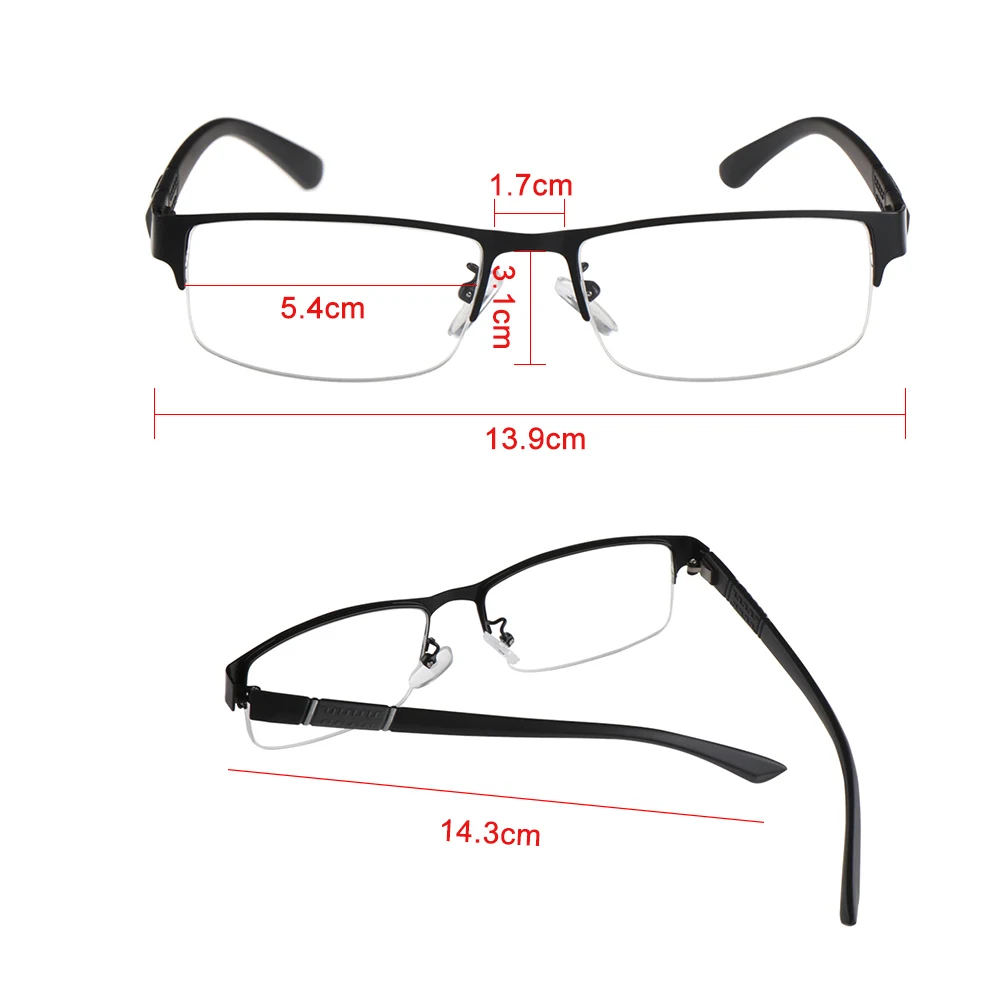 Модные мужские ретро-очки для чтения бизнес титановый сплав не сферические линзы дальнозоркость Рецептурные очки