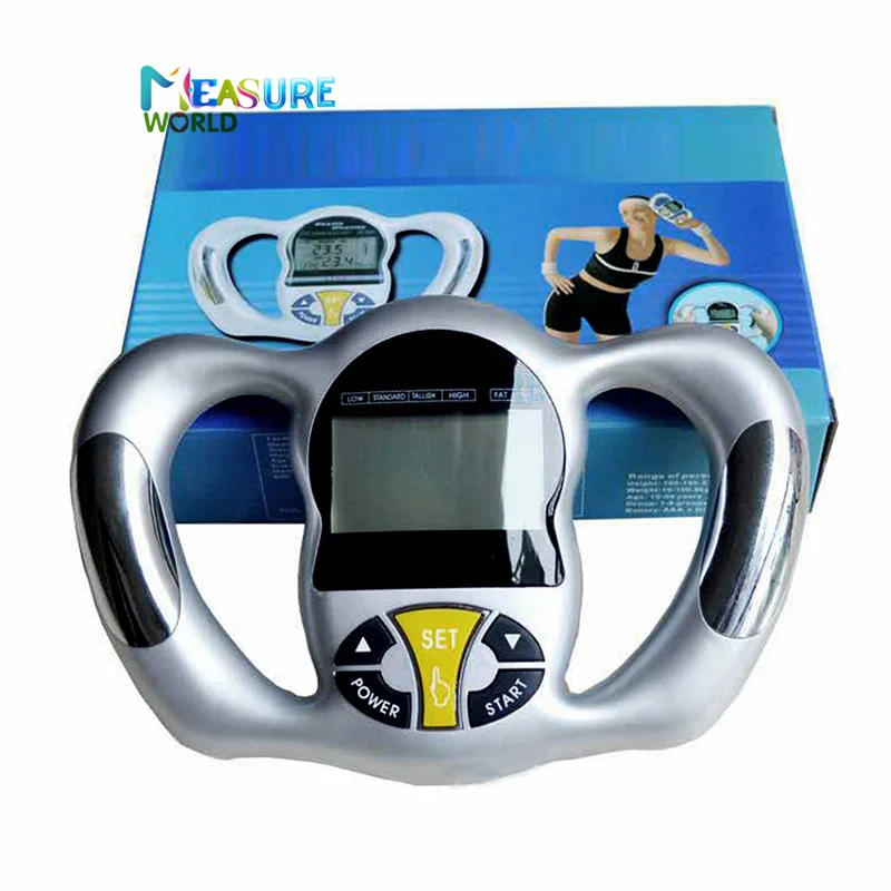 Digital Body Fat Analyzer, Handheld Body Fat Tester Calorie BMI Measurement  Digital Body Fat Loss Monitor with LCD Screen Body Fat Measuring