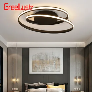 

Postmodern light luxury bedroom lamp simple small bedroom ceiling lamp Nordic creative personality dwarf type led room lamp