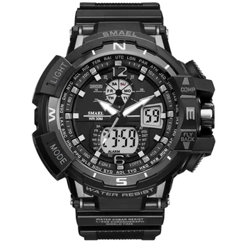 

Digital Wristwatch Fashion Trendy New Watch Digital Led Cold Light Multi-Function Men's Waterproof Electronic Watch