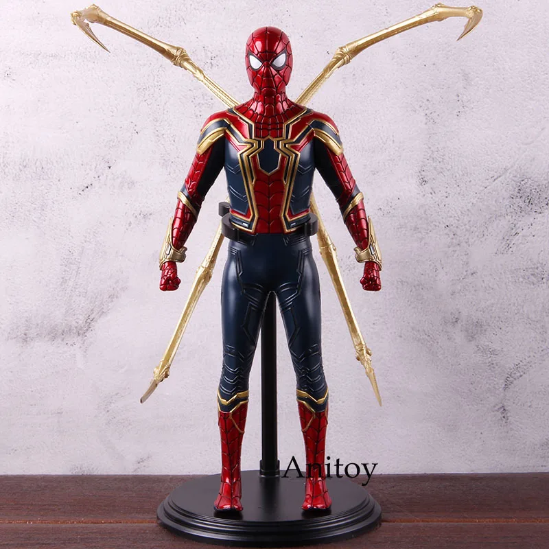 С принтами "Marvel", "Мстители Железный человек-паук Spiderman 1/6th весы ПВХ с изображением Человека-паука, движущаяся фигурка, Коллекционная модель