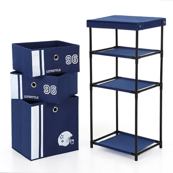 

New iKayaa Wardrobe Organizer Closet Storge Box 3-Drawer Home Storage Cabinet for Clothes Toys Sockets Storage Box