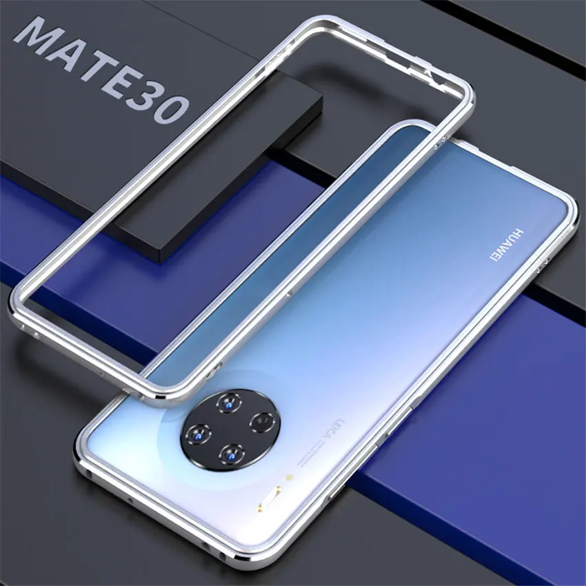 Ультра тонкий металлический каркас для huawei mate 30 Чехол Жесткий алюминиевый бампер чехол для huawei mate 30 mate 30 Phone