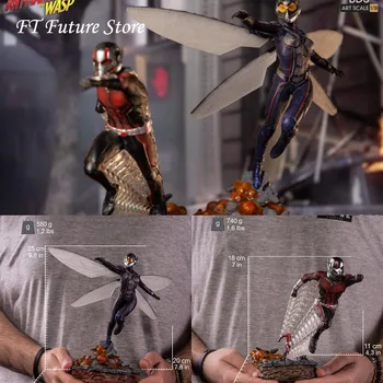 

Iron Studios 1/10 Scale Collectible Battle Ver. Ant Man & Wasp Action Figure Model Static Statue Doll Model Toys for Fans Gifts