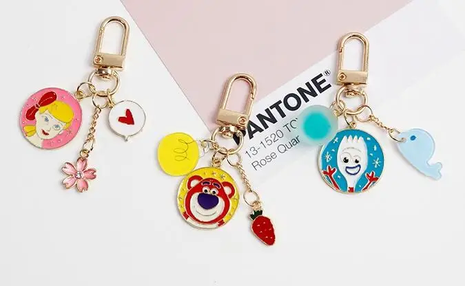 

New 10 set Cartoon Toy story cute Keychain Jewelry Accessories Key Chains Pendant Gifts Favors