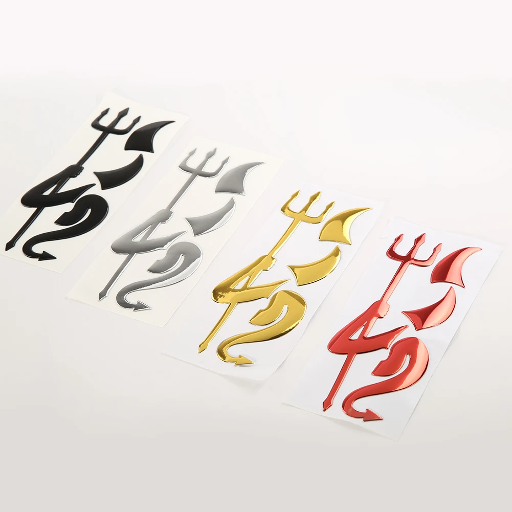 Popular 3D Devil Style Demon Sticker Car Styling Auto Emblem Logo Paper ...