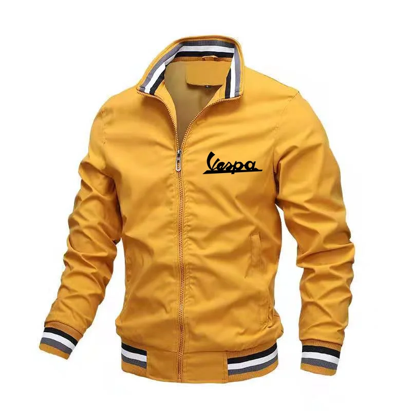 Vespa Logo Fashion Jacket Jacket Men's 