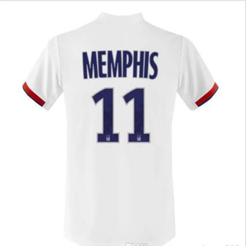 Lyonnais футбольные майки Lyon футбольная рубашка TRAORE MEMPHIS FEKIR OL AOUAR GOUIRI CORNET TERRIER DEMBELE19 20 футболка Джерси - Цвет: shirt