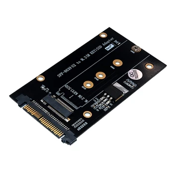 

Add on Cards M.2 SSD to U2 Adapter NVME M.2 SSD U2 Card Key M with Black Heatsink
