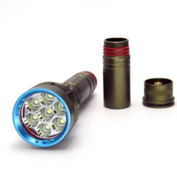 

Outdoor Tool Underwater 100 Meter 7X XM 7 Pcs L2 LED 26650 Scuba Diving Flashlight Torch Waterproof Super Bright