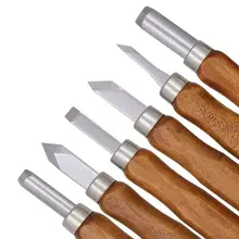 12 шт. DIY резьба по дереву нож Ручные Инструменты Набор плотников с красным точильным камнем и профессиональный пакет