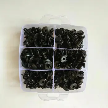 

650pcs Fastener Clips Plastic Car Fender Retainer Assortment Push pins