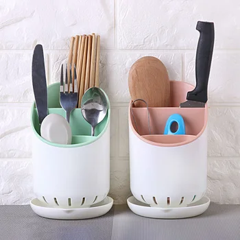 

Kitchen Fork Storage Draining Rack Knife Organizer Drainer Drying Rack For Spoon Chopsticks Holder Kitchen Accessories