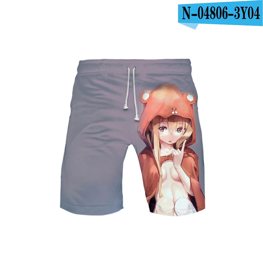 Himouto! Umaru-chan 3D хип-хоп шорты летние новые быстросохнущие пляжные шорты мужские хип-хоп шорты пляжная одежда - Цвет: N04806