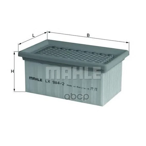 Фильтр Воздушный Mahle/Knecht арт. LX984/2