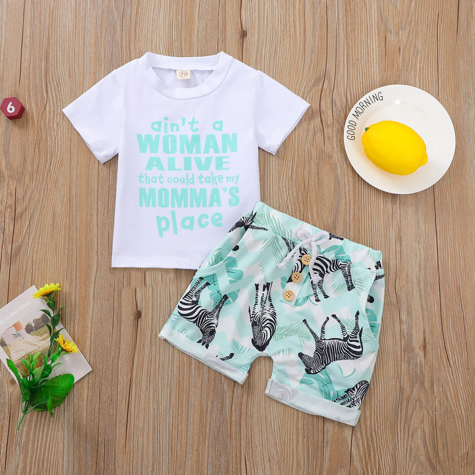 Citgeett Summer Newborn Toddler Kid Baby Boy Clothes Sets Outfits Letter Print Tops T-Shirt Shark Shorts Pants Casual Set 2021 | Детская