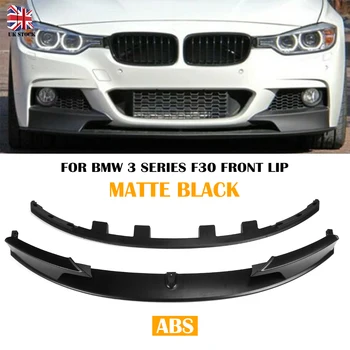

For BMW 3 Series F30 F31 1pc Universal Car Front Bumper Lip Matte Black ABS Material Splitter Fins Body Spoiler Chin Mayitr