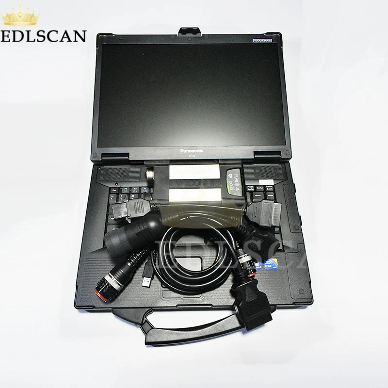 EDLSCAN коммерческий грузовик диагностический инструмент Vocom с PTT 2.7.4 для Volvo Vocom II 88894000