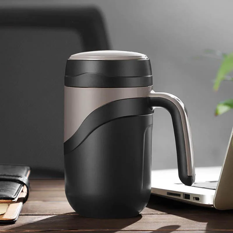 Ceramics Liner Thermos Cup Rust-resistant Car Vacuum Flask Stainless Steel  Insulation Coffee Mug water bottle botella de agua