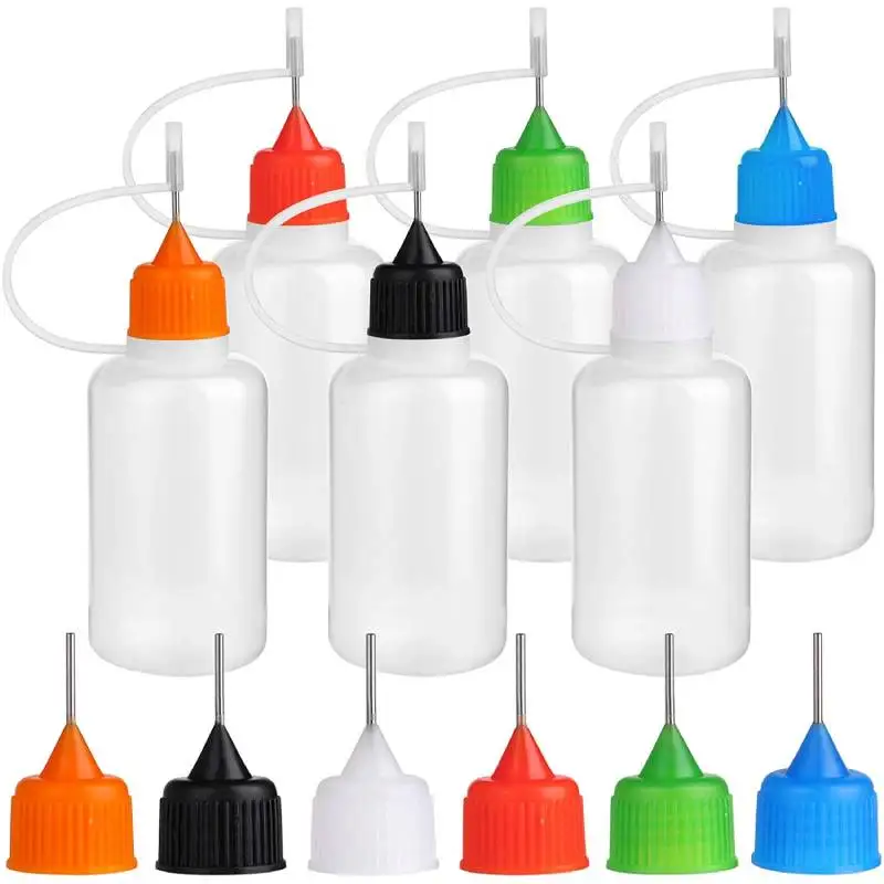 10pcs 5/10/20/30/50ML Precision Tip Applicator Bottle Empty Glue Bottle