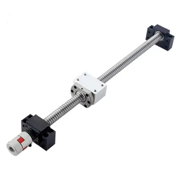 

sfu1204 rolled ball screw 950mm/1000mm with end machined + 1204 ball nut + ball nut housing + supporter+Coupling
