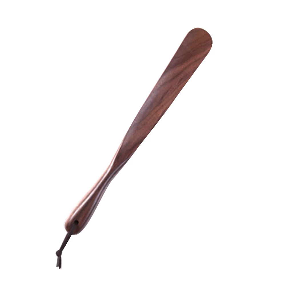 38cm Shoe Horn Portable Wearing Kids Practical Seniors Wooden Convenient Craft Professional With Hole Long Handle Pregnancy