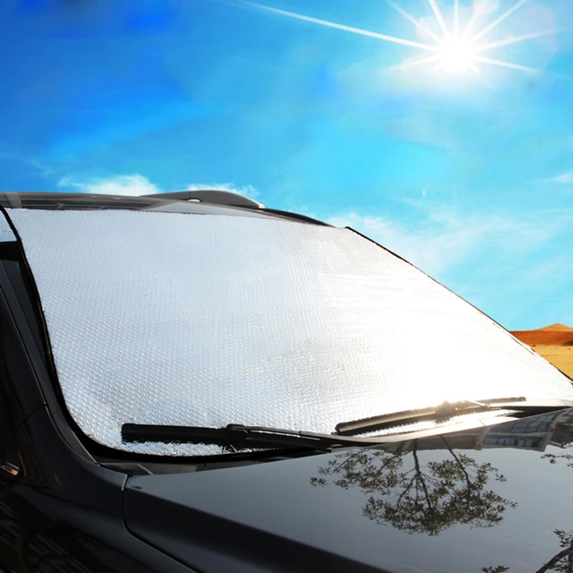 Unversal Car Windscreen Cover Heat Sun Shade Anti Snow Frost Ice Shield  Dust Protector Aluminum Foil Car Window Cover - AliExpress