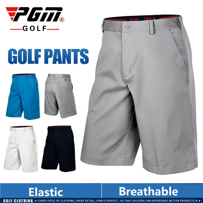 Pgm Men's Shorts Summer Elastic Thin 