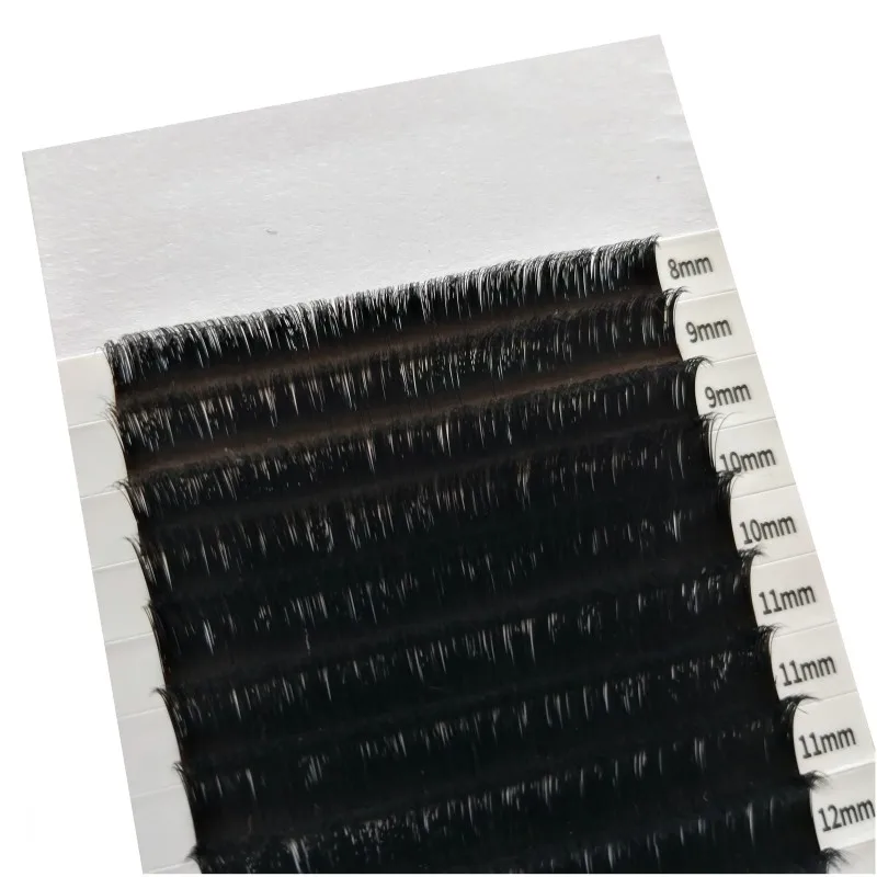 3 Trays 1 Second Blooming Easy Fan Lashes 16 Lines Mixed Big Flower 1's 3D Silk Eyelash Extensions (17)