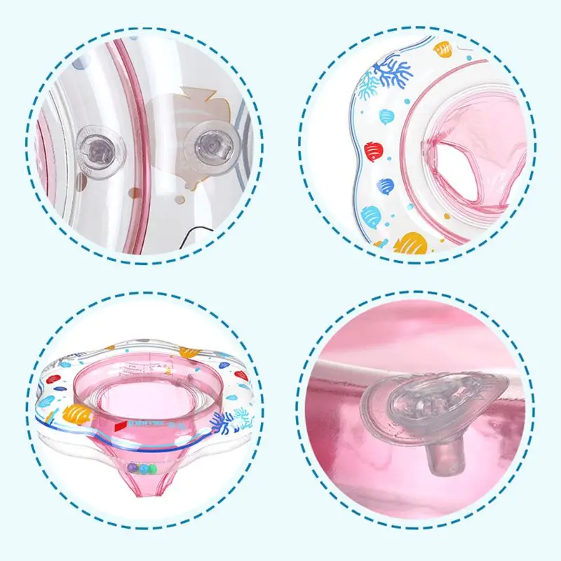 Cute Baby Kids Inflatable Float Swimming Ring Trainer Safety Aid Pool Water Toy