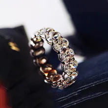 Роскошное женское маленькое овальное кольцо с камнем, настоящее 925 пробы Серебряное обручальное кольцо, винтажное обручальное кольцо, кольца для женщин