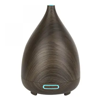 

200ml Electric Incense Burner Led Ultrasonic Humidifier Essential Oil Diffuser Air Freshener Homes Aroma Incense Wood Grain