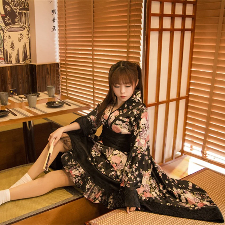 Teen Girls Japanese Lolita Costumes Kimono Dress Clothing Floral Floral National Gothic JK Suit Halloween Cosplay Woman Yukata lolita dress lolita suspender dress lolita cosplay costumes