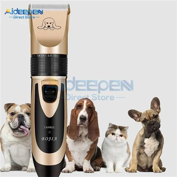

1Set Pet Dog Hair Trimmer Animal Grooming Clippers Cat Cutter Machine Shaver Electric Scissor Clipper With 3/6/9/12mm Comb Guide