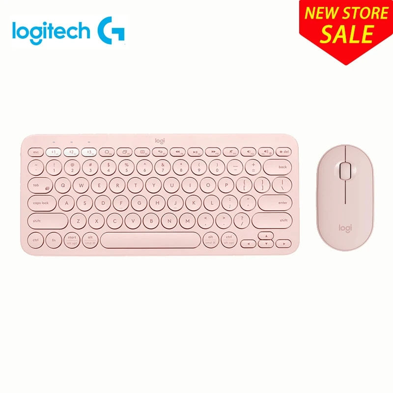 Logitech K380 Multi Device Bluetooth Wireless Gaming Keyboard Pebble Mouse Mini For Mac Chrome Os Windows Iphone Ipad Android Keyboards Aliexpress