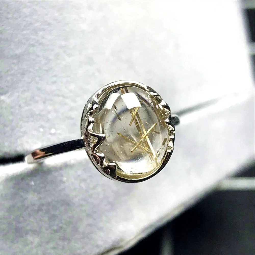 Gold Rutilated Ring (54)