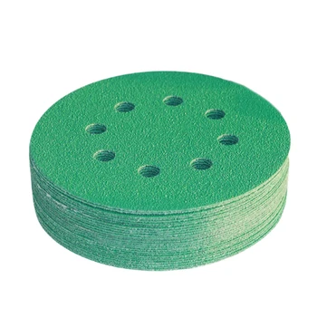 

25Pcs Professional Anti Clog 125Mm Sandpaper 5 Inch Film Sanding Disc Wet And Dry Hook & Loop Abrasive Tools With Grits 60~400