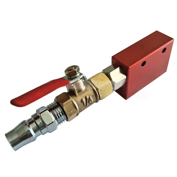 

Red Handle Small Valve 8mm Hose Barb Inline Brass Water Oil Air Gas Fuel Line Shutoff Ball Valve Pipe Fittings