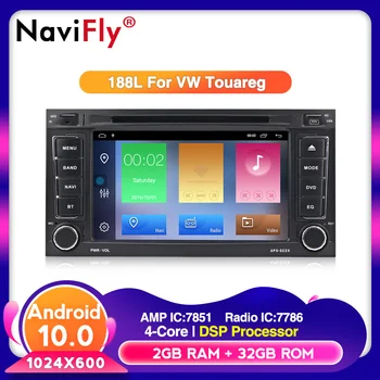 

2din DSP Android 10 Quad-core Car multimedia dvd player gps navigator for VW Touareg Multivan T5 (2002-2010) car radio BT ipod