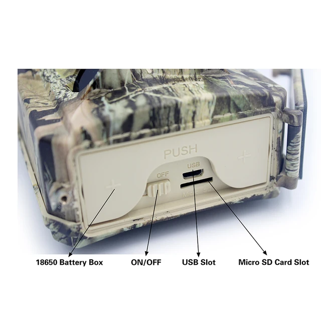 Hunting-Cameras PR400 Hunting Trail Camera Outdoor Wildlife Farm Scouting Cam PIR Night Vision Hunting Accessories 5