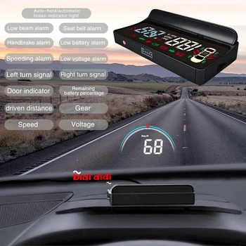 

Unique Overspeed Warning System​ WindscreenM3 Projector Parts Portable Car Ornaments for Tesla Model 3 OBD 2 HUD