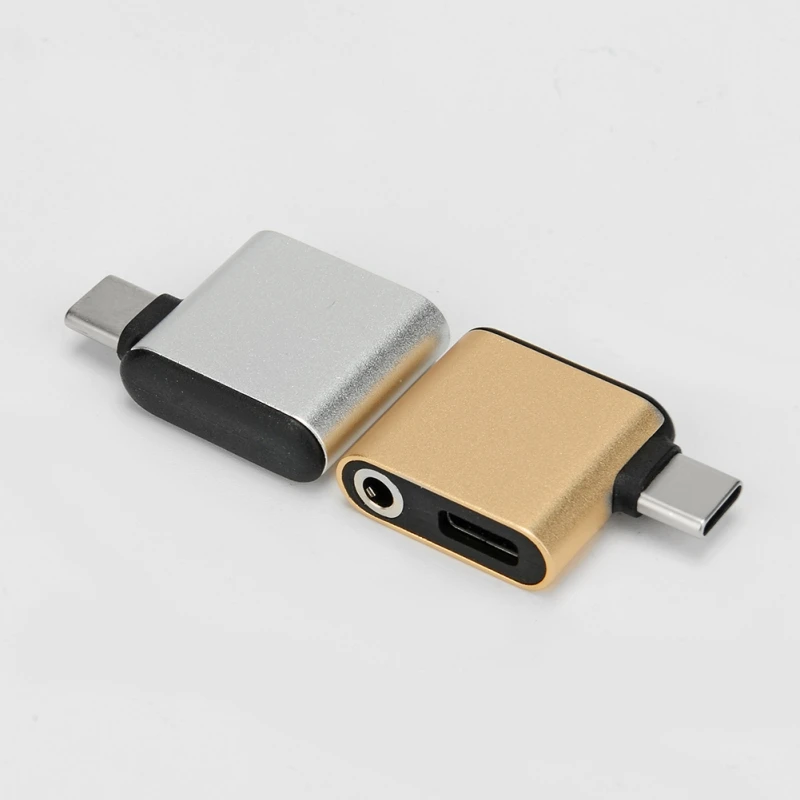 Usb type-C до 3,5 мм разъем AUX для наушников аудио сплиттер конвертер Кабель-адаптер Высокая скорость для мобильных телефонов музыкальные аксессуары