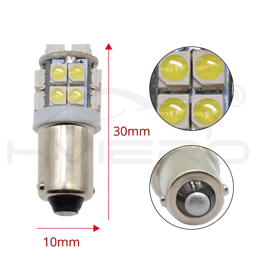 2шт белый яркий DC 12V T11 Ba9s T4W 3528 20smd 1210 маркер Led интерьер чтения номерной знак лампы